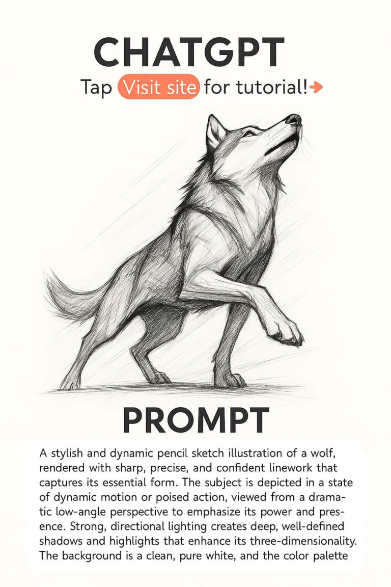 Dog sketch creation prompt