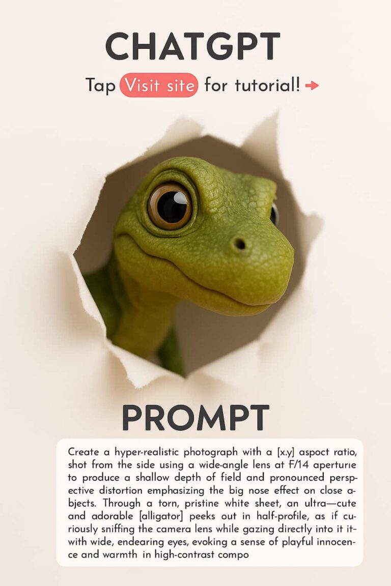 Allegator paper Ai prompt